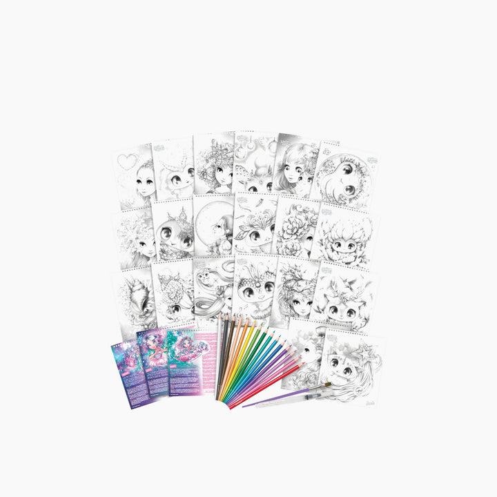Nebulous Stars Watercoloring Book Set