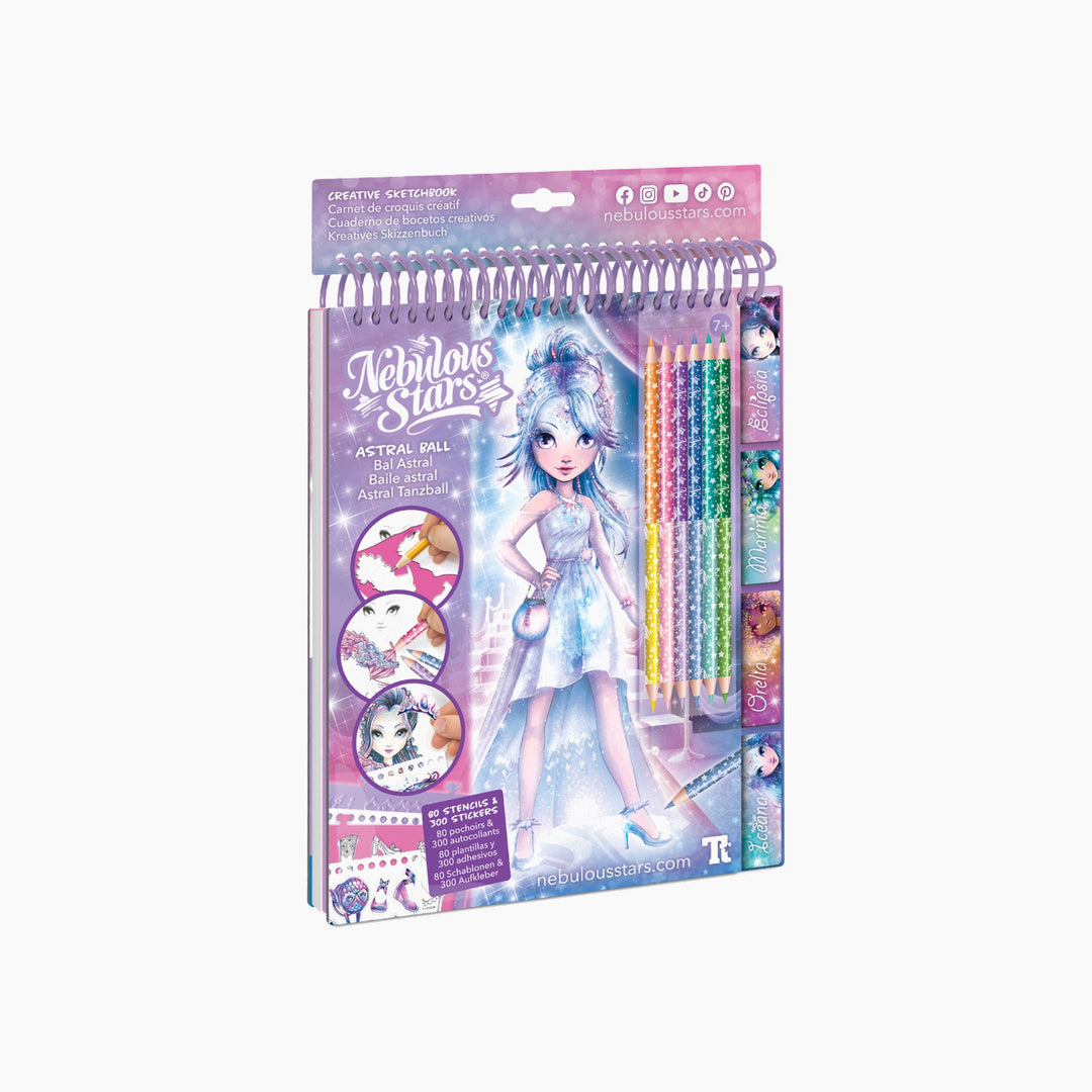 Nebulous Stars Astral Ball Designer Coloring Book