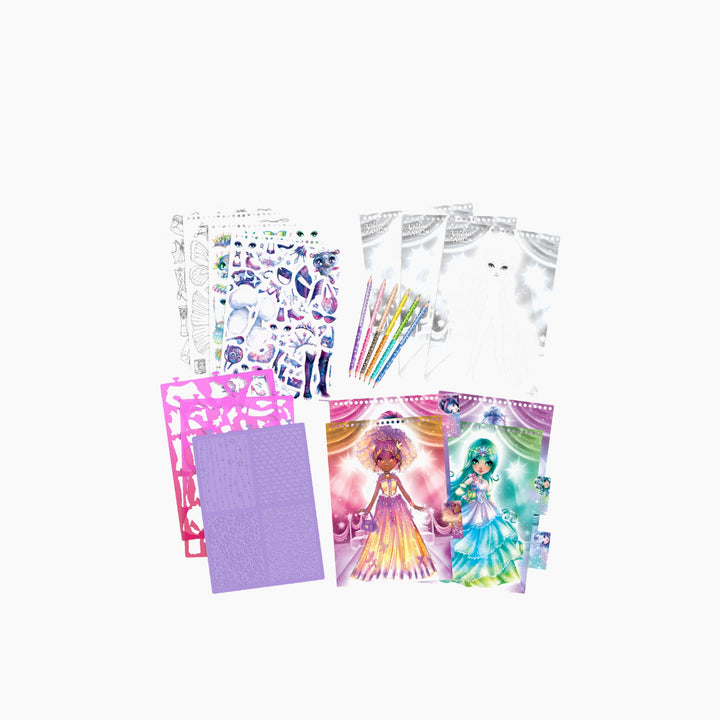 Nebulous Stars Astral Ball Designer Coloring Book