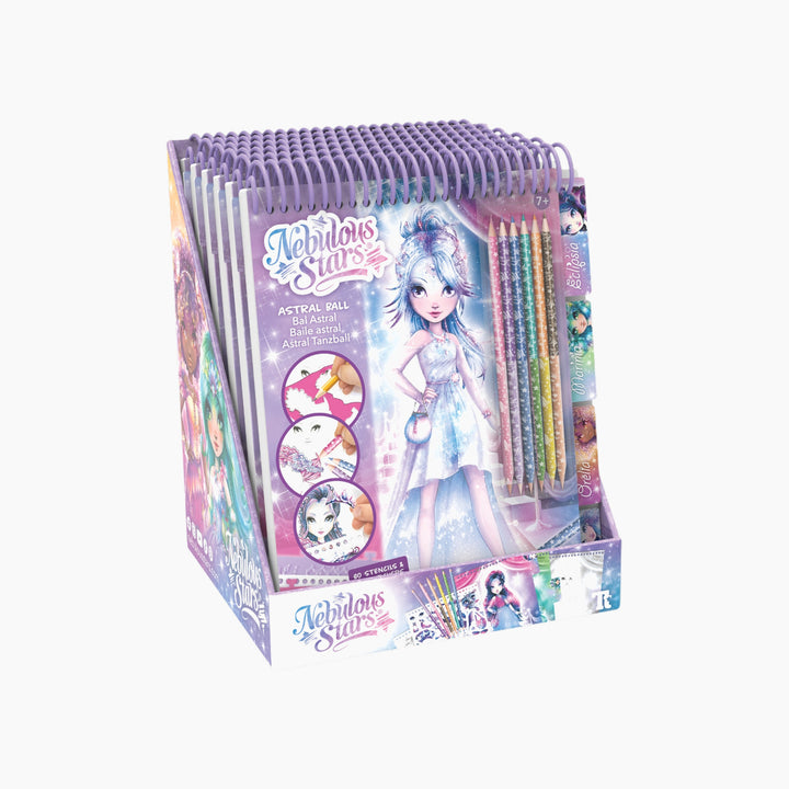 Nebulous Stars Astral Ball Designer Coloring Book