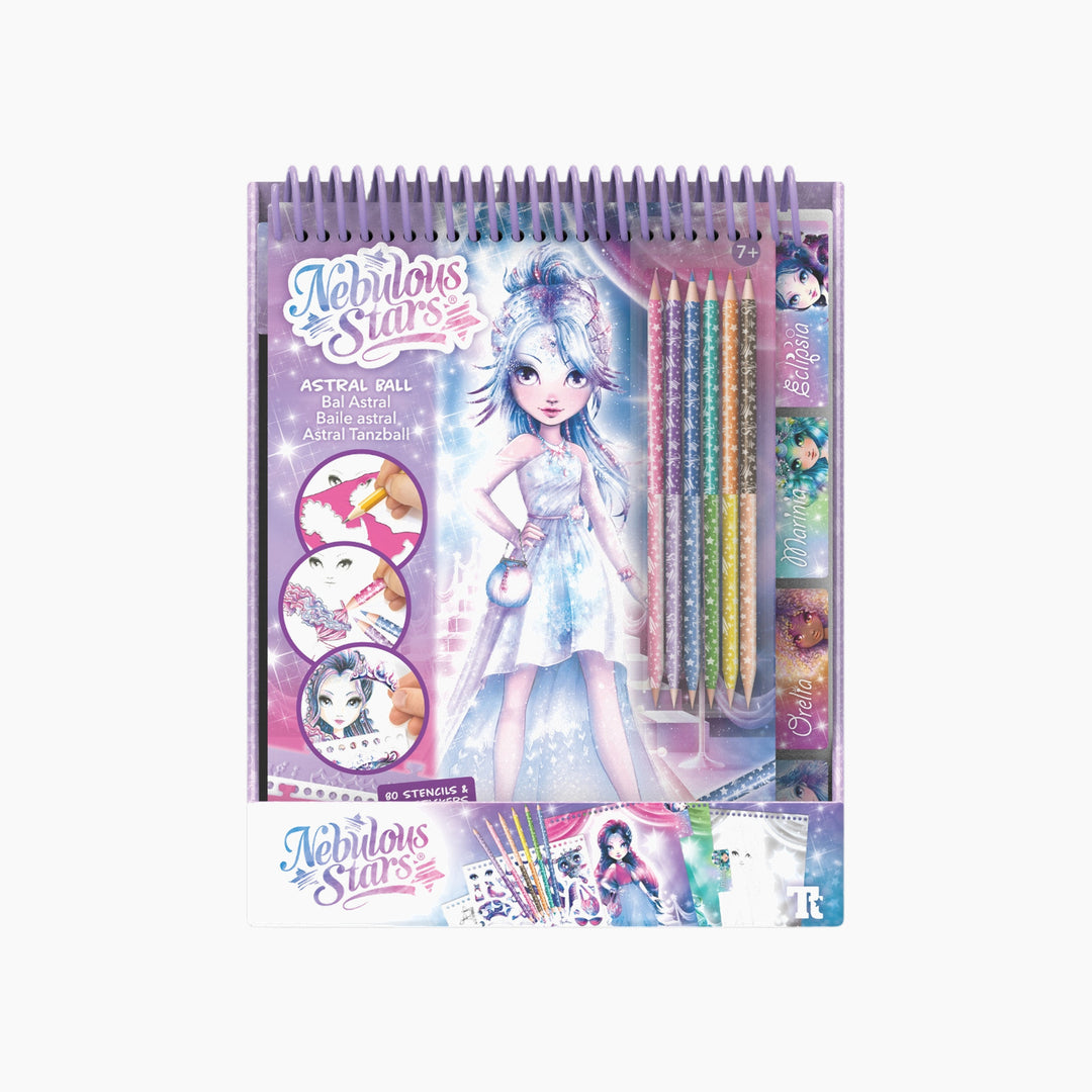 Nebulous Stars Astral Ball Designer Coloring Book