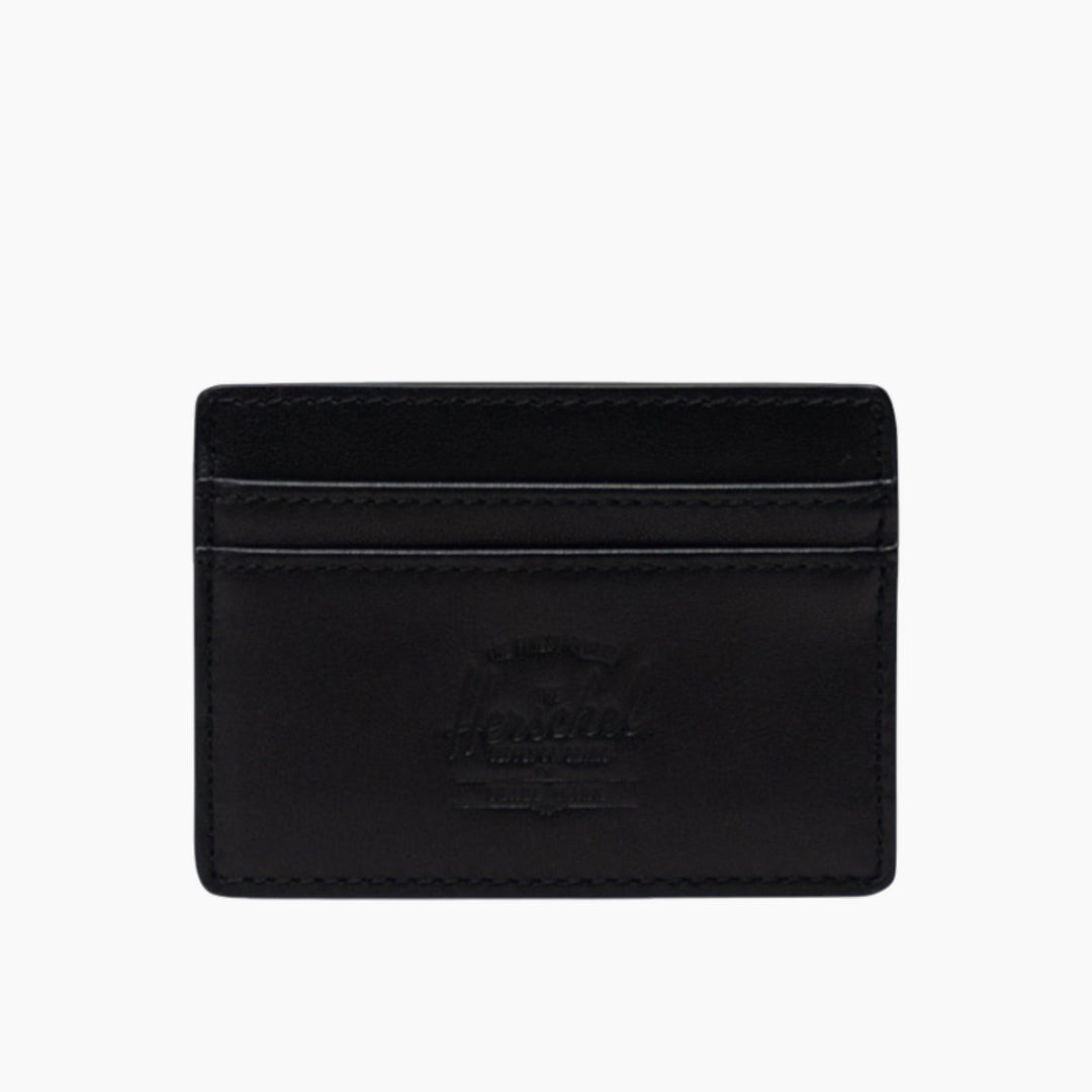 Herschel Charlie Cardholder Wallet Leather in Black