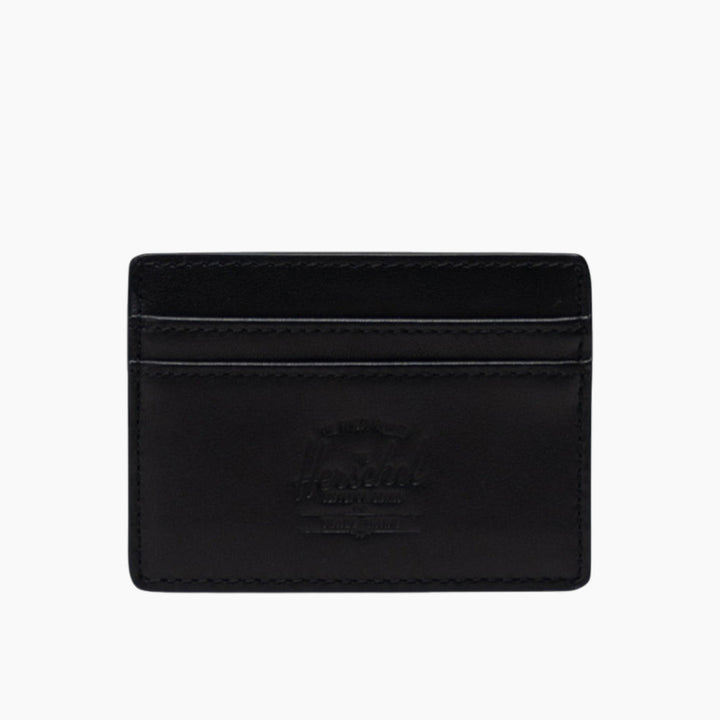 Herschel Charlie Cardholder Wallet Leather in Black