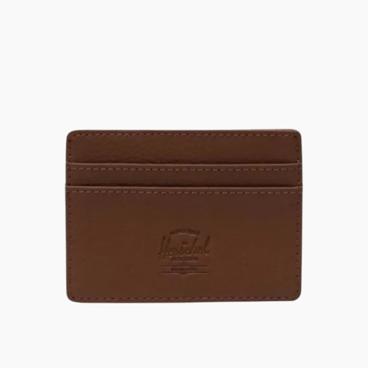 Herschel Charlie Cardholder Vegan Leather - Saddle Brown
