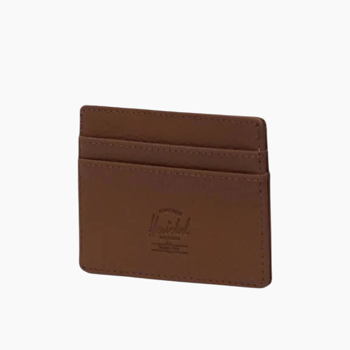 Herschel Charlie Cardholder Vegan Leather - Saddle Brown