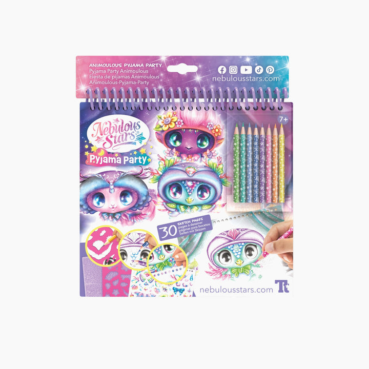 Nebulous Stars Animoulous Pyjama Party Sketchbook