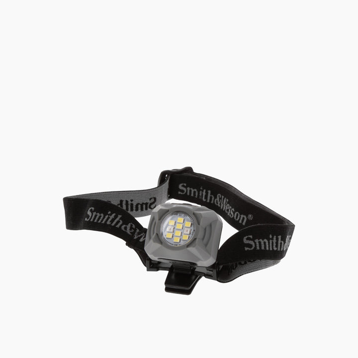 Smith &amp; Wesson Night Guard dual beam rechargeable headlamp with red LED