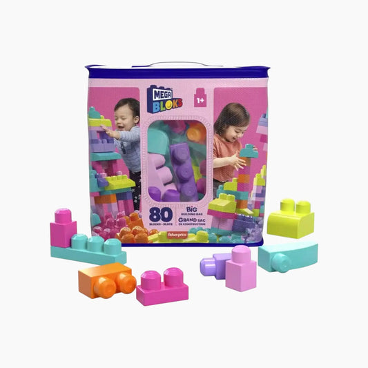 Mega Blocks MB First Builders Big Building Bag 80pcs