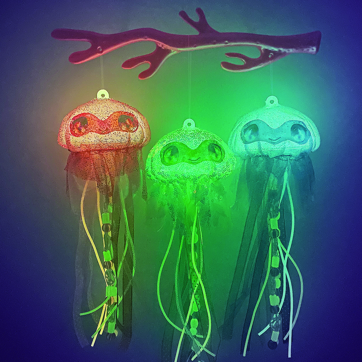 Nebulous Stars Glowing Jellyfish
