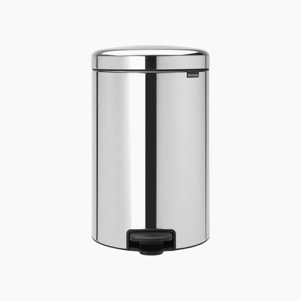 Pedal Bin 20 Liter Brilliant Steel