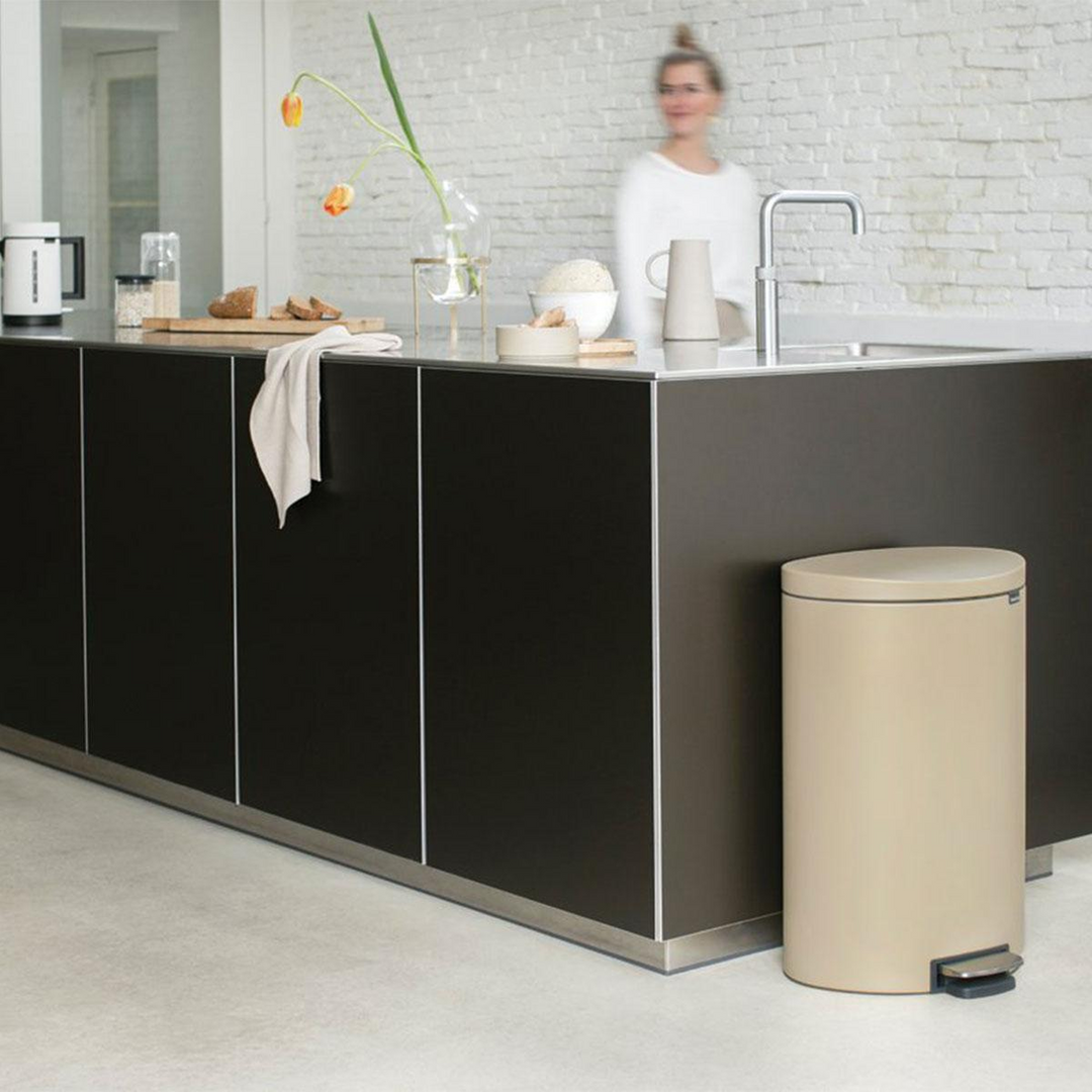 Brabantia Flat Back Pedal Bin Trash Can