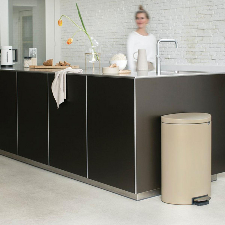 Brabantia Flat Back Pedal Bin Trash Can