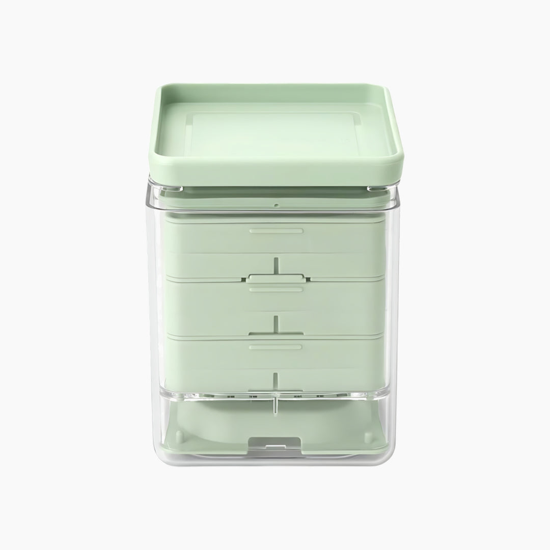 Brabantia green potato cutter with stainless steel blade