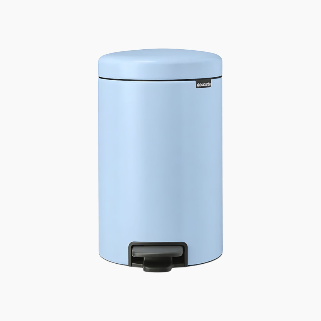 Brabantia 12 liter pedal bin in Dreamy Blue
