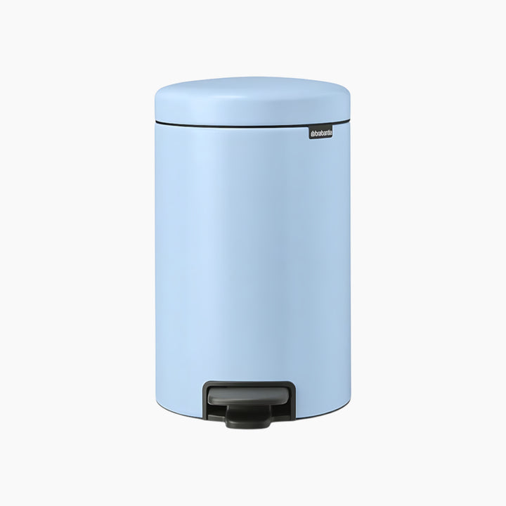 Brabantia 12 liter pedal bin in Dreamy Blue