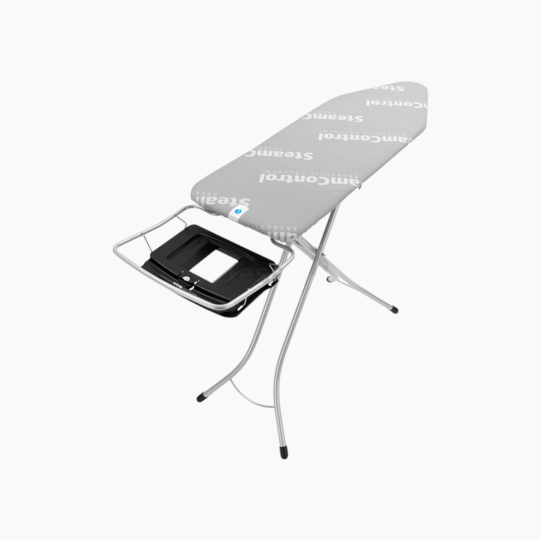 Brabantia ironing board with Aqua Bowl system and extra-wide surface