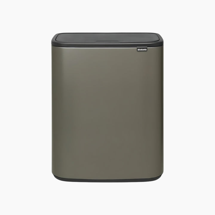 Brabantia Bo Touch Bin 60 Liter trash can in platinum