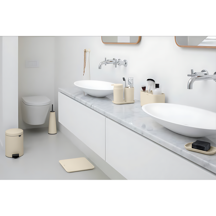 Brabantia ReNew toilet brush and holder in soft beige
