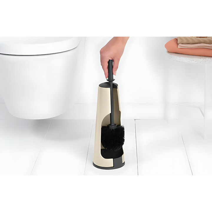 Brabantia ReNew toilet brush and holder in soft beige