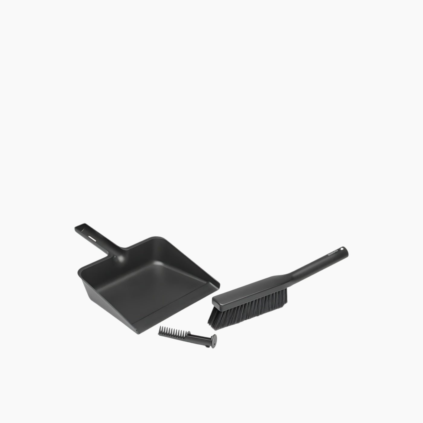 Brabantia Dustpan & Brush Set Dark Grey Brabantia Dustpan & Brush Set Dark Grey