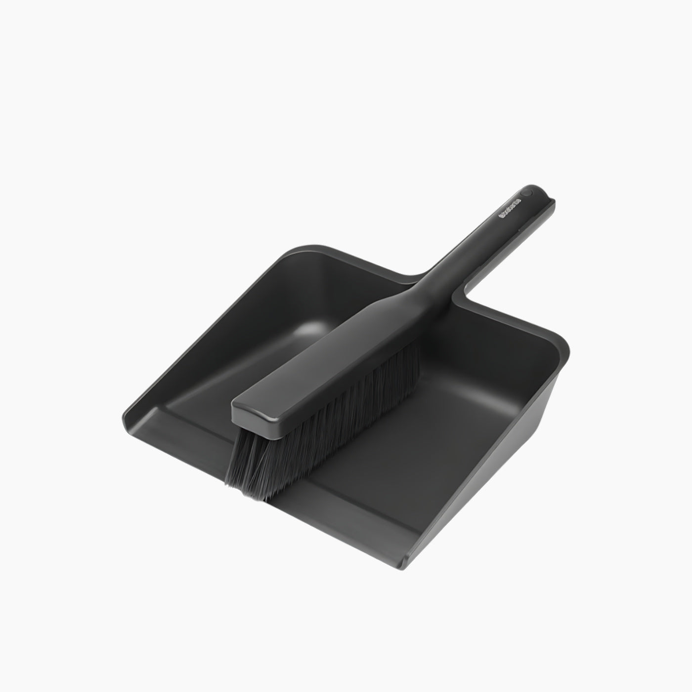 Brabantia Dustpan & Brush Set Dark Grey