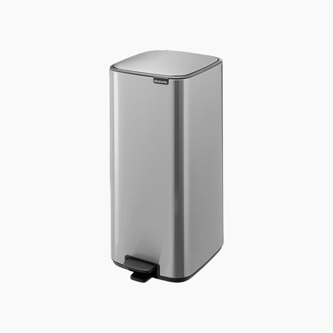 Brabantia Bo Pedal Bin 30L Matt Steel Fingerprint Proof