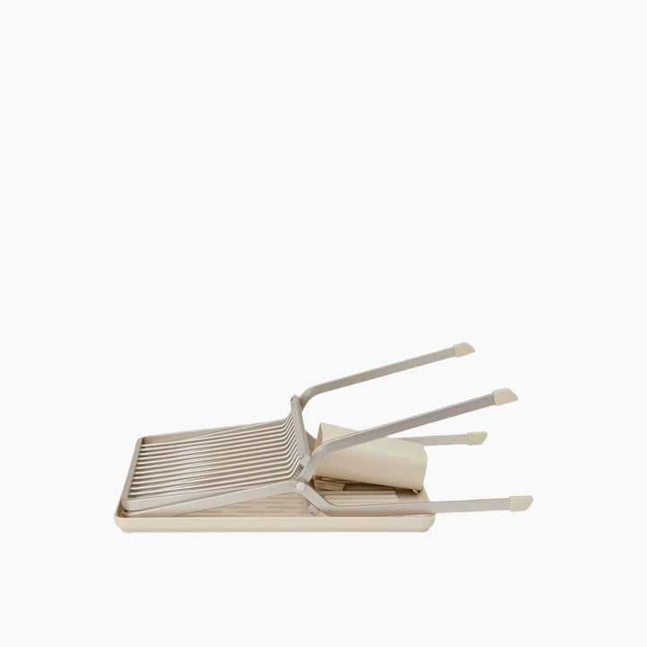 Brabantia Sink Side Foldable Dish Rack Soft Biege