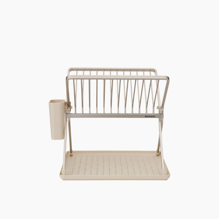Brabantia Sink Side Foldable Dish Rack Soft Biege