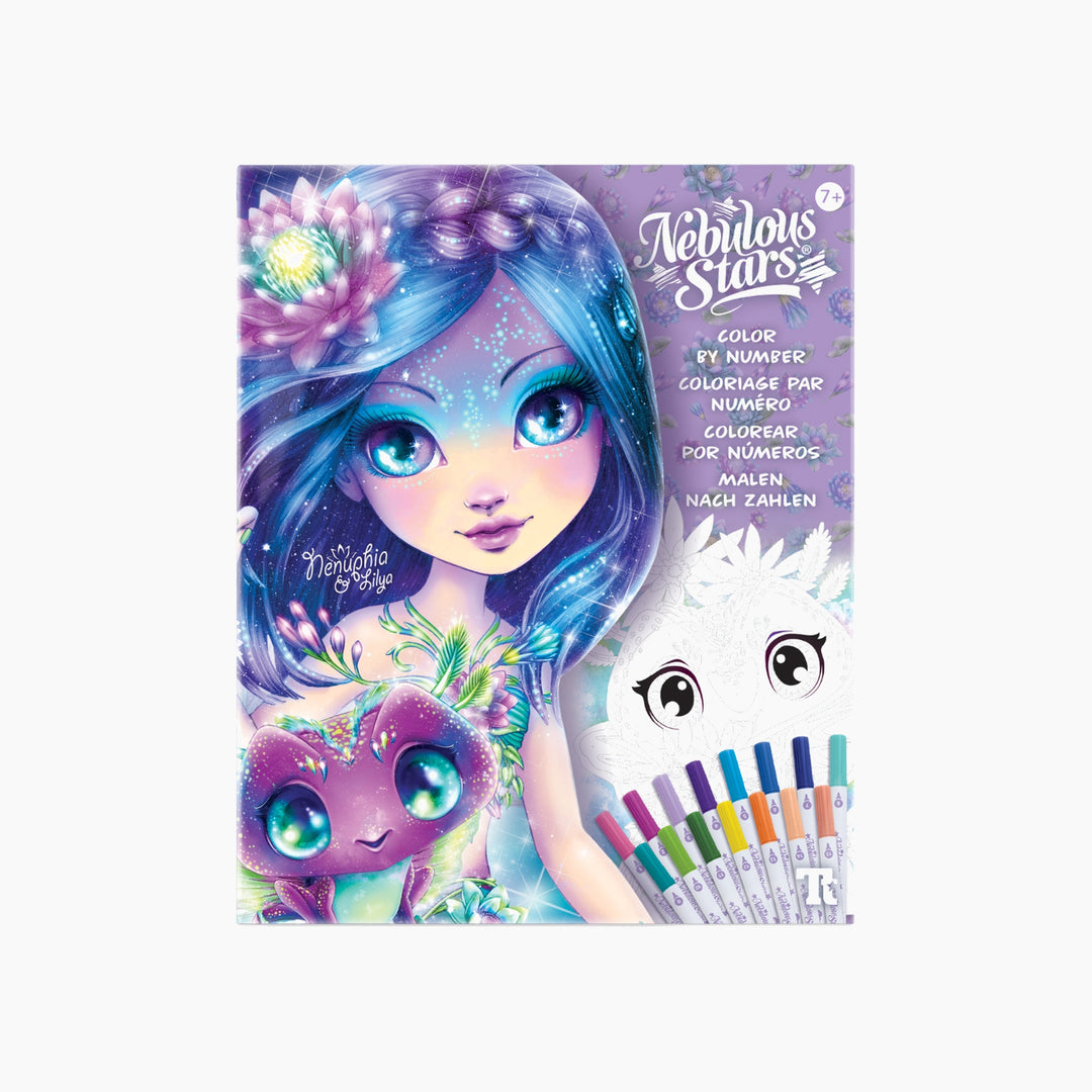 Nebulous Stars Color-by-Number Book Set