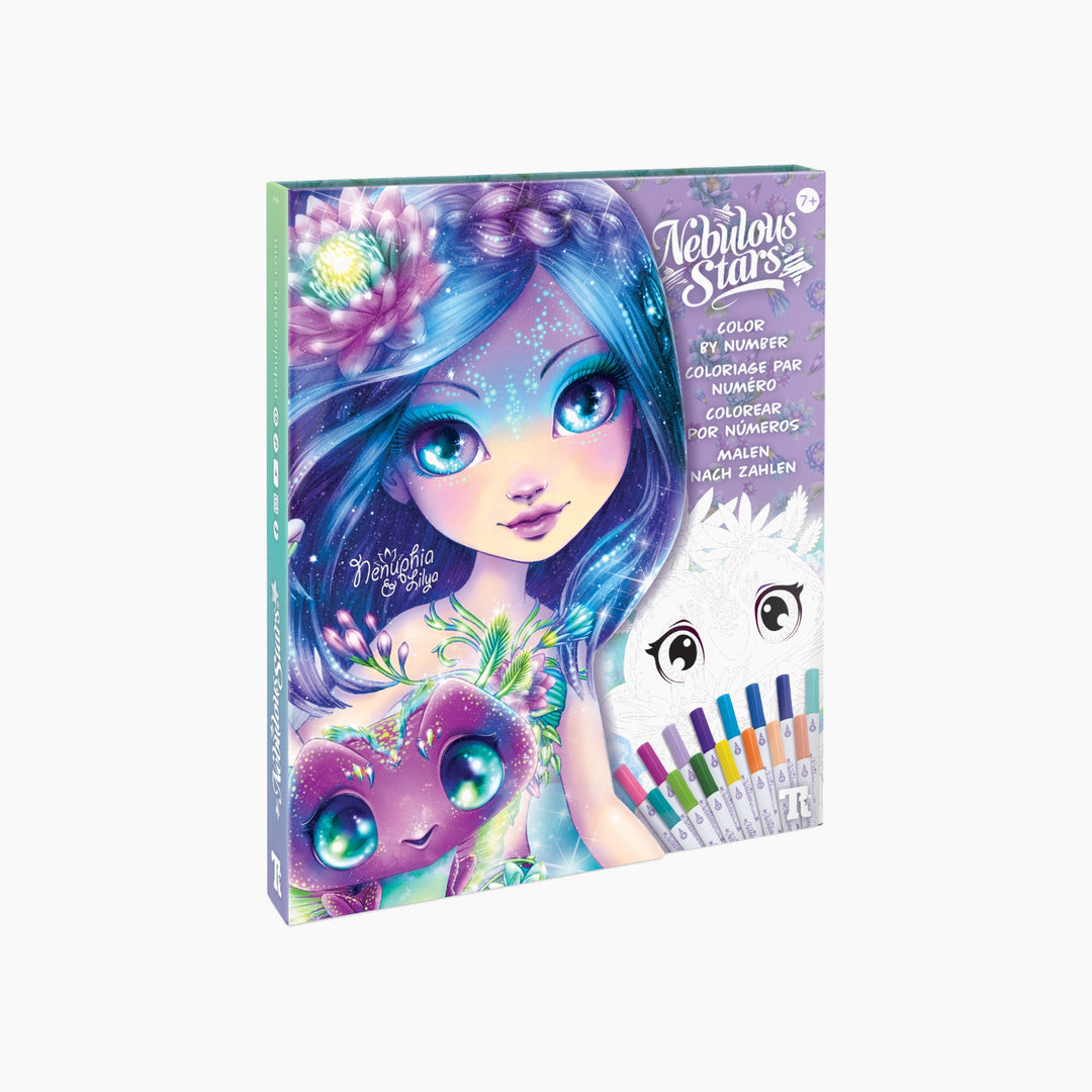Nebulous Stars Color-by-Number Book Set