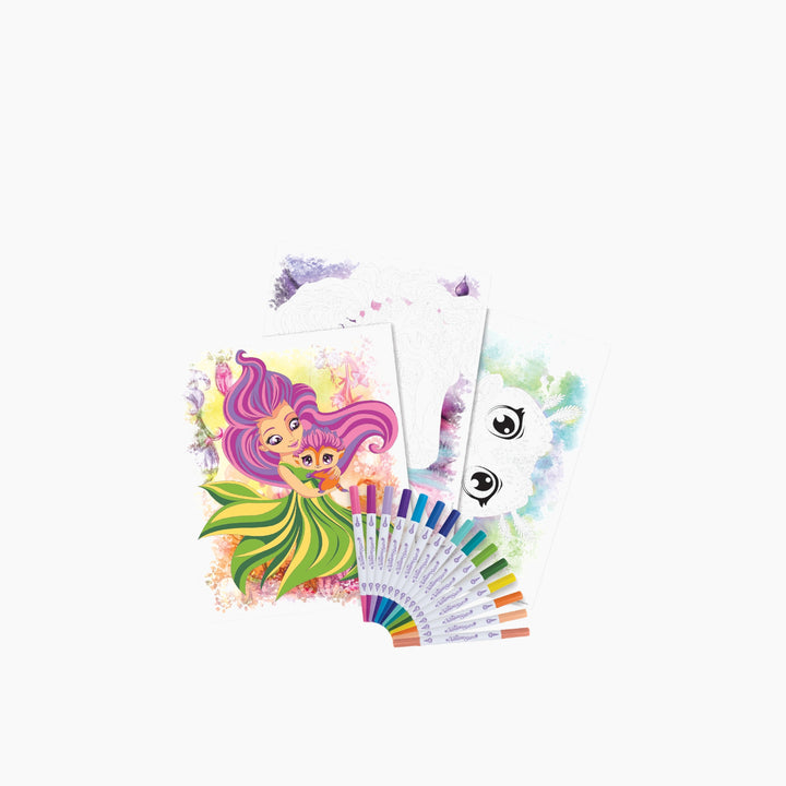 Nebulous Stars Color-by-Number Book Set