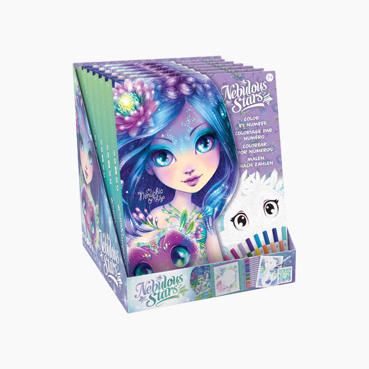 Nebulous Stars Color-by-Number Book Set