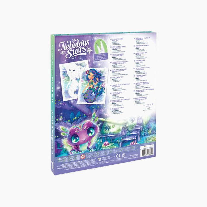Nebulous Stars Color-by-Number Book Set
