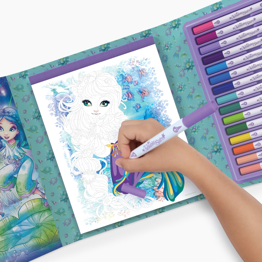 Nebulous Stars Color-by-Number Book Set