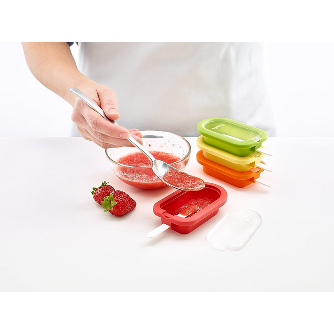 Lekue Kit of 4 Stackable Popsicle Molds