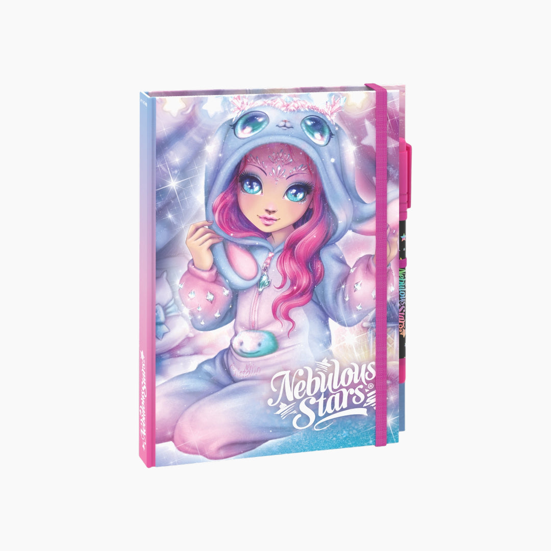 Nebulous Stars Deluxe Notebook &amp; Gel Pen Set - Black Pages (Assorted Designs)