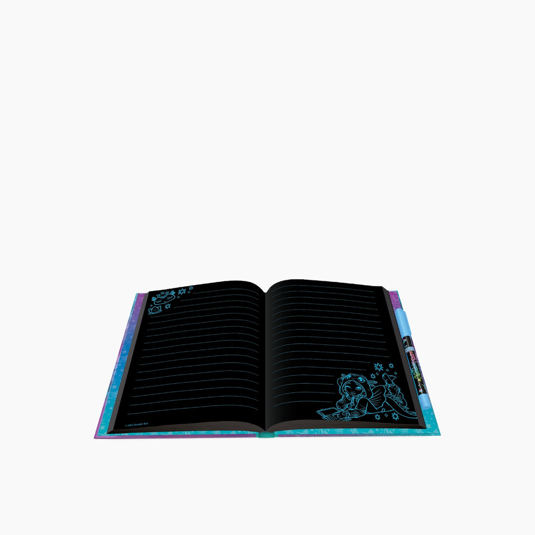 Nebulous Stars Deluxe Notebook &amp; Gel Pen Set - Black Pages (Assorted Designs)