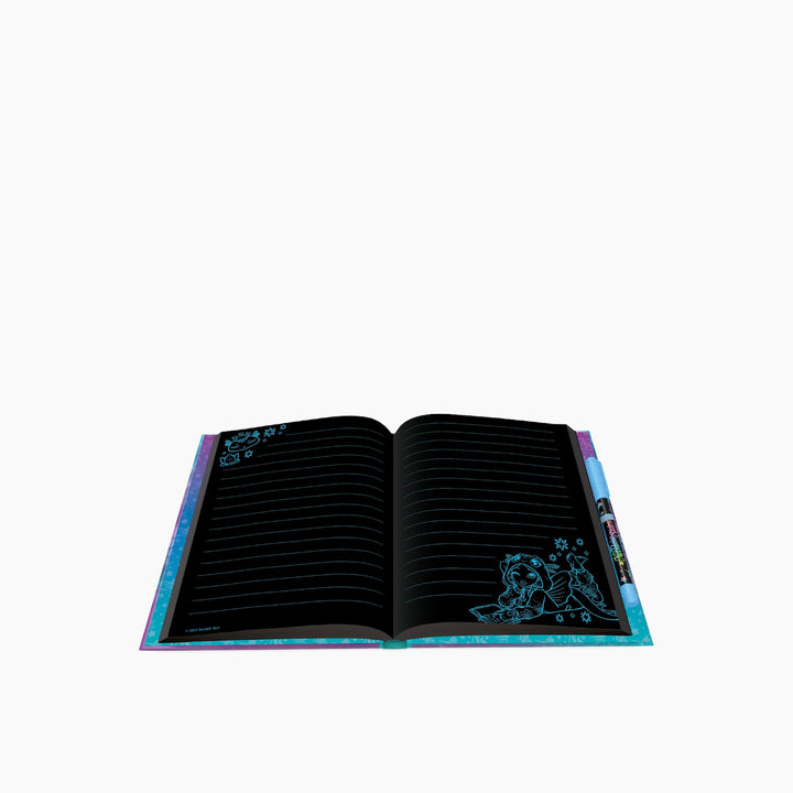 Nebulous Stars Deluxe Notebook &amp; Gel Pen Set - Black Pages (Assorted Designs)
