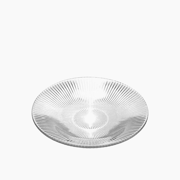 Ishtar Plate 28cm Transparent