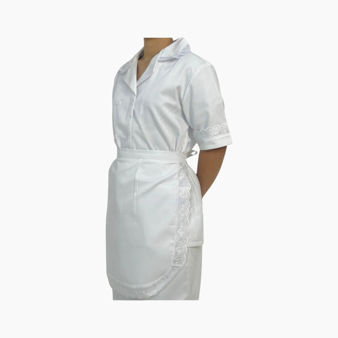 Nuvia Classic White Uniform Set