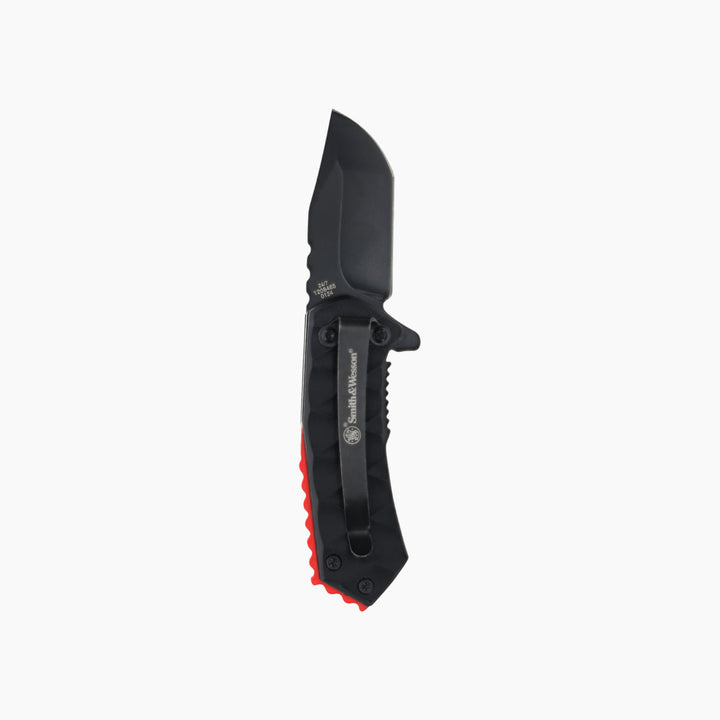 Smith &amp; Wesson 24/7 Assisted Clip Point knife with spring-assisted flipper action
