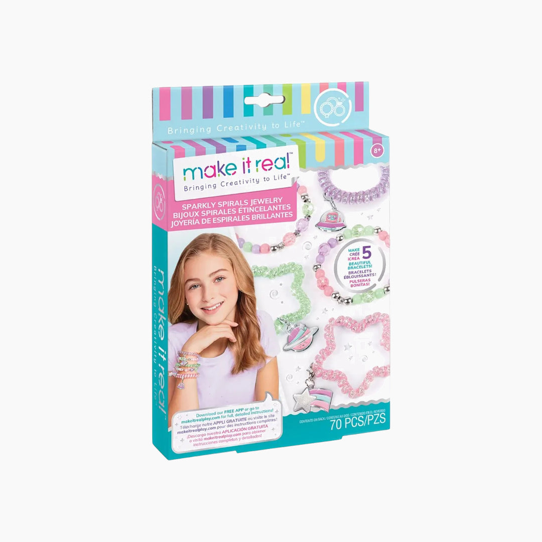 MAKE IT REAL Sparkly Spiral racelet 70 Pcs