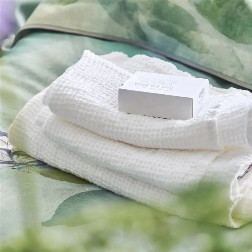 Designers Guild Alabaster Moselle Towels