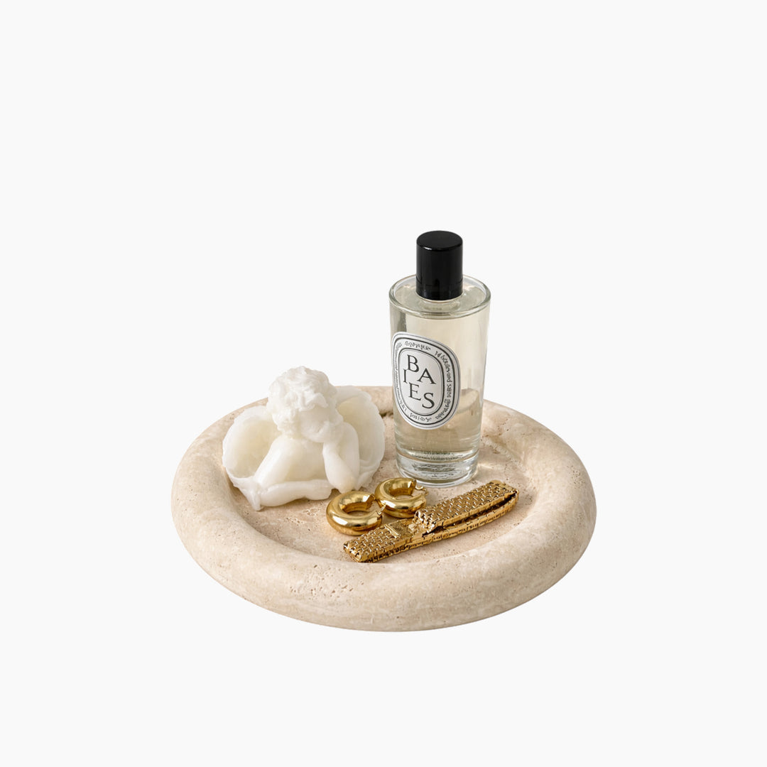 Refyned Travertine Jewelry Tray - HUNA
