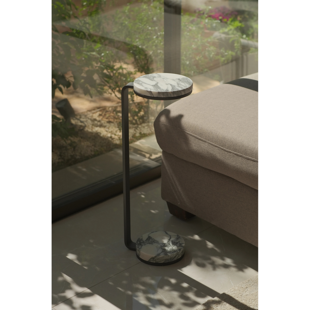 Refyned Carrara Frank Drink Table