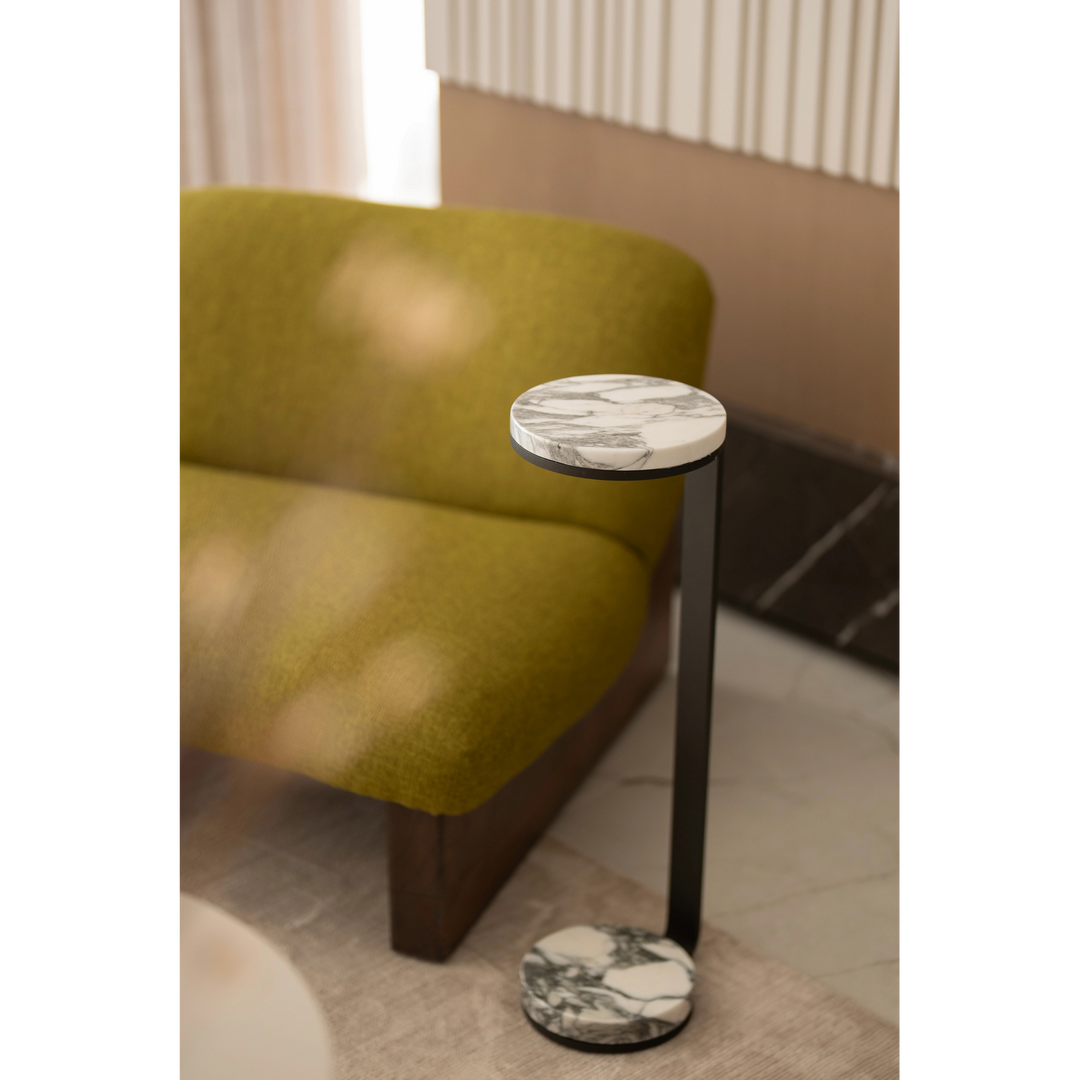 Refyned Carrara Frank Drink Table