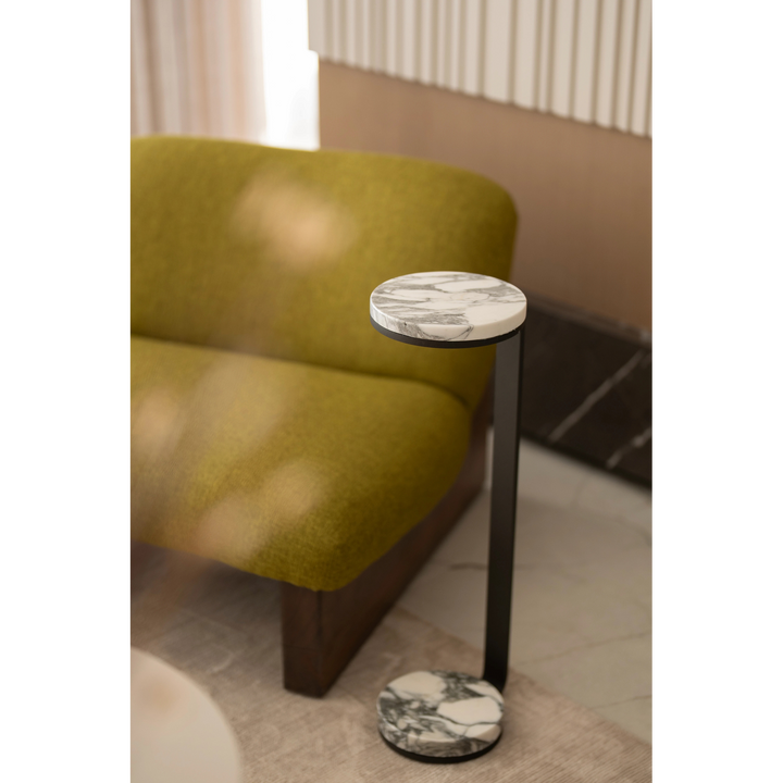 Refyned Carrara Frank Drink Table