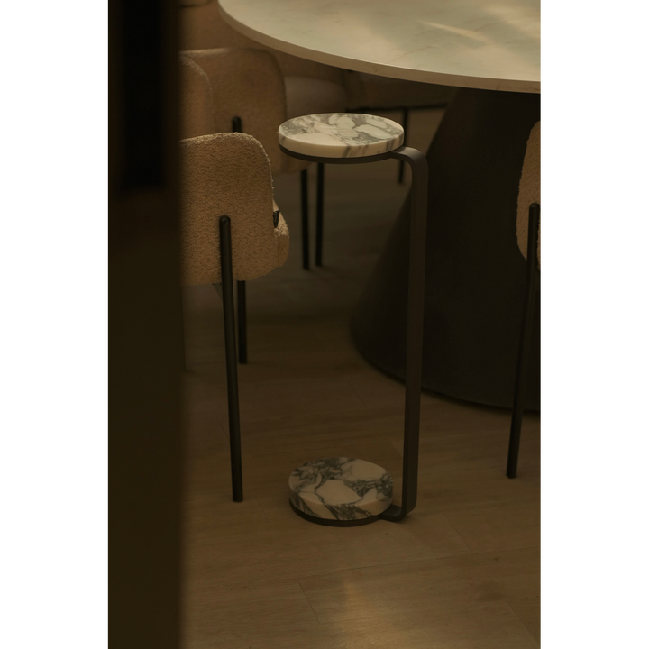 Refyned Carrara Frank Drink Table