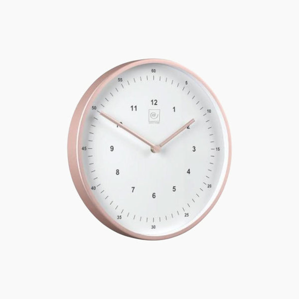 ساعة حائط قطر 30 سم وردية