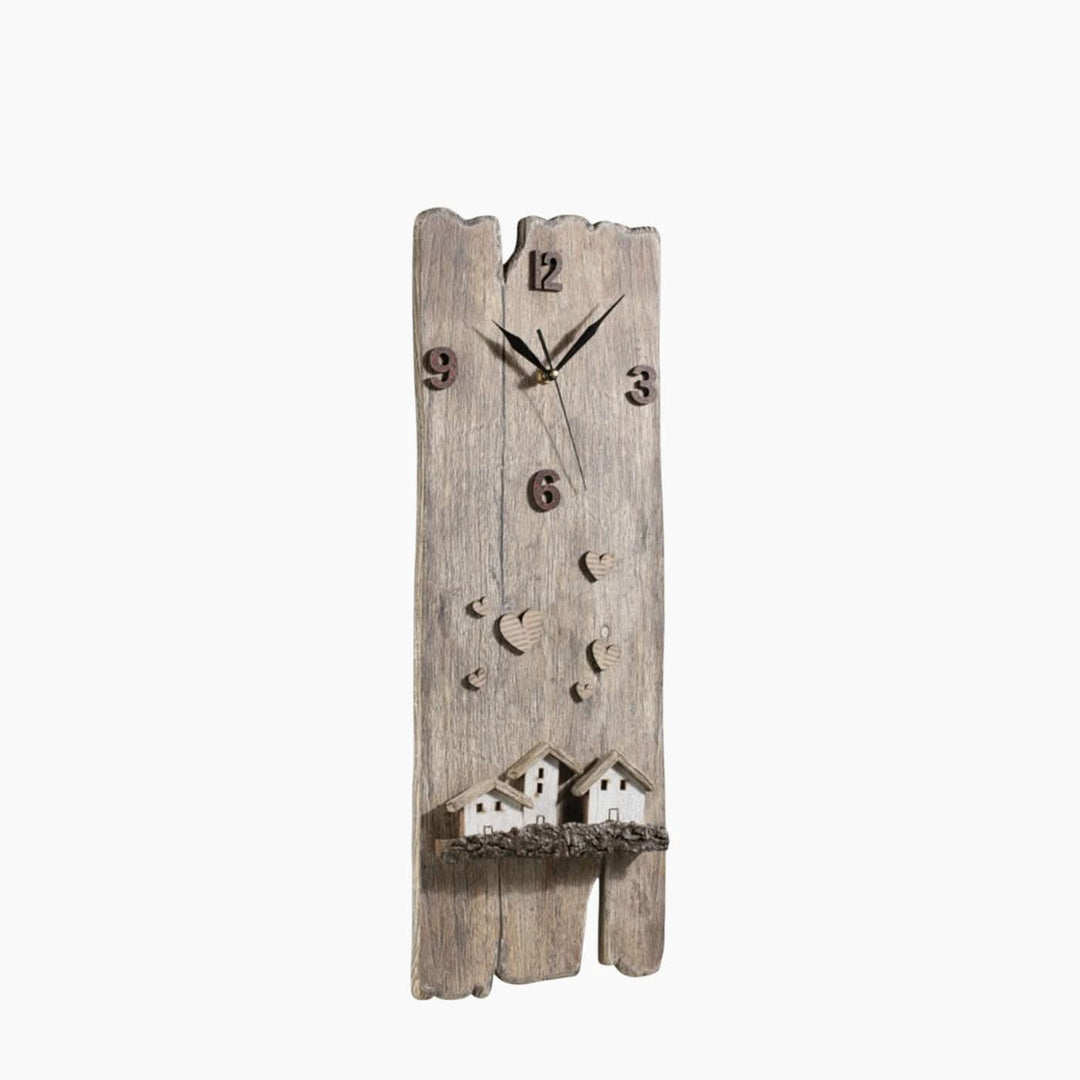 Mascagni Wooden Beach Wall Clock